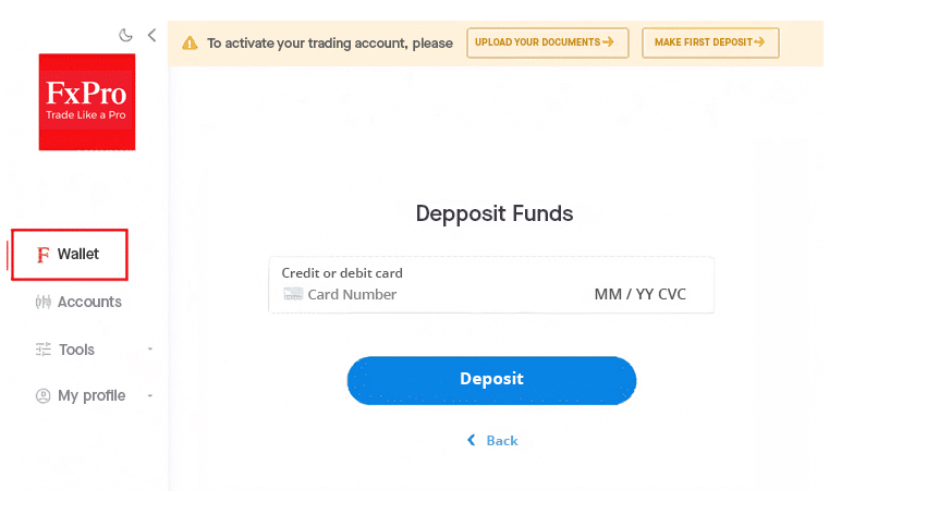 How to Deposit Funds step 5