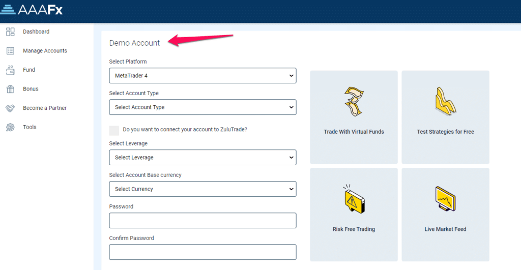 How to open a Account step 5