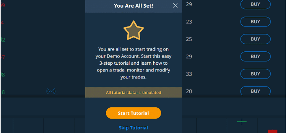 How to open an Account step 3