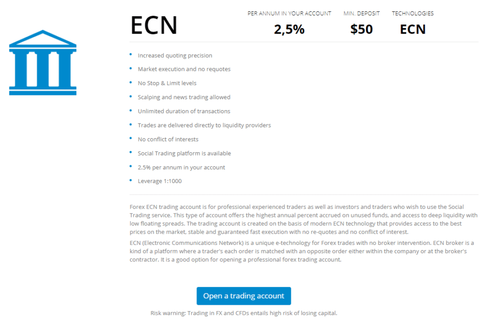ECN Account