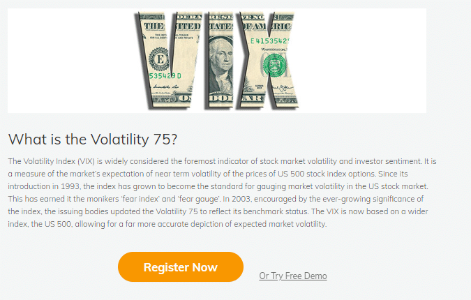 AvaTrade Volatility 75